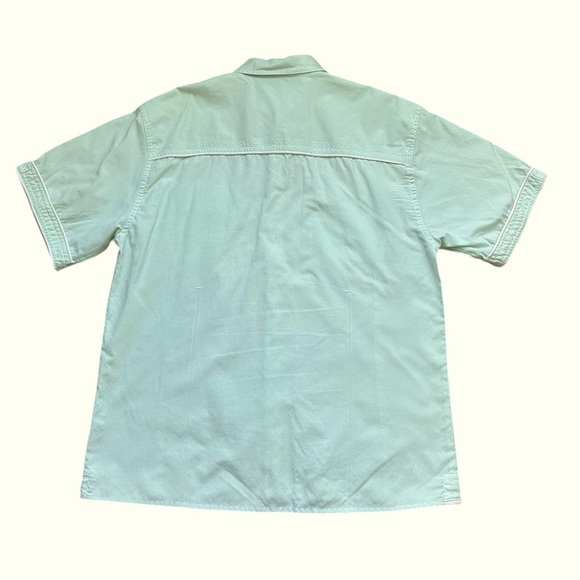 BKE Men’s Relaxed Fit Bitton up short sleeve shirt NWOT size large - Picture 4 of 9